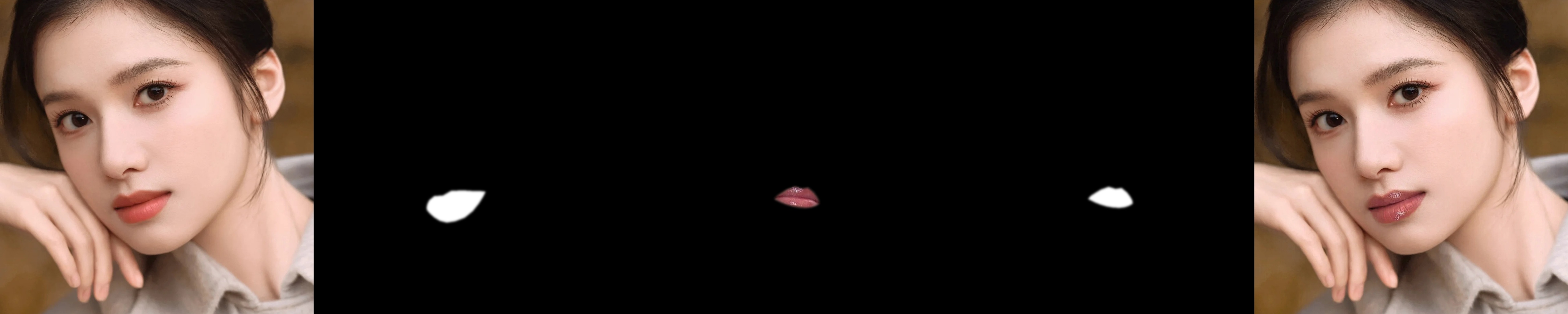Corrected lip-only MagicMakeup case 0001 to 0003