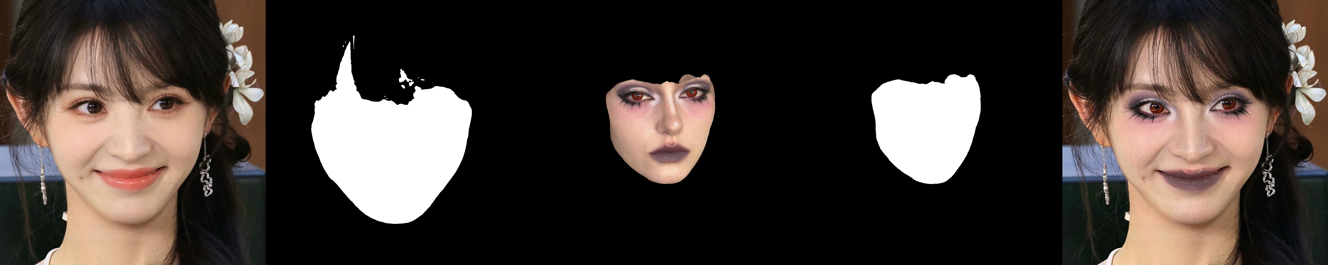 Full-face MagicMakeup case 0002 to 0001