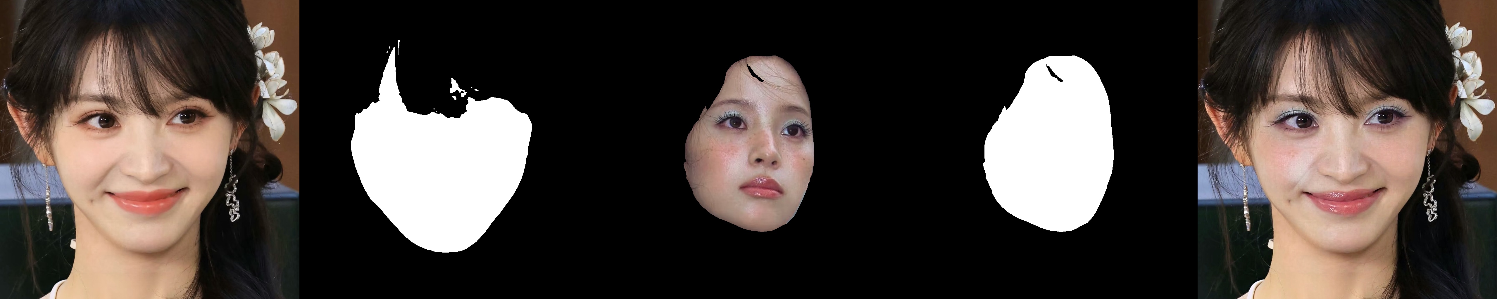 Cross-source full-face MagicMakeup transfer