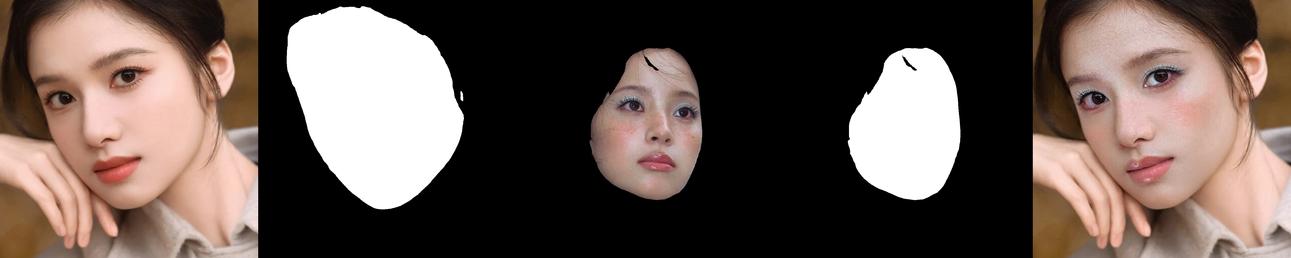Full-face MagicMakeup case 0001 to 0003