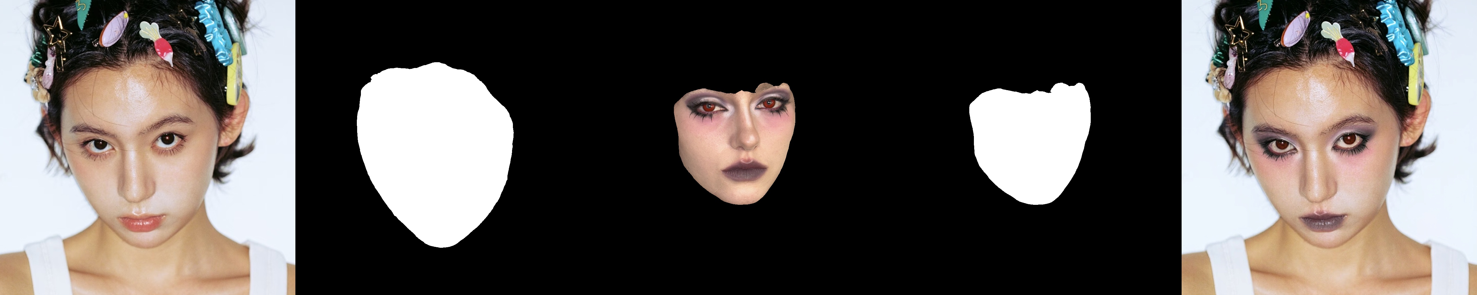 Full-face MagicMakeup case 0003 to 0001