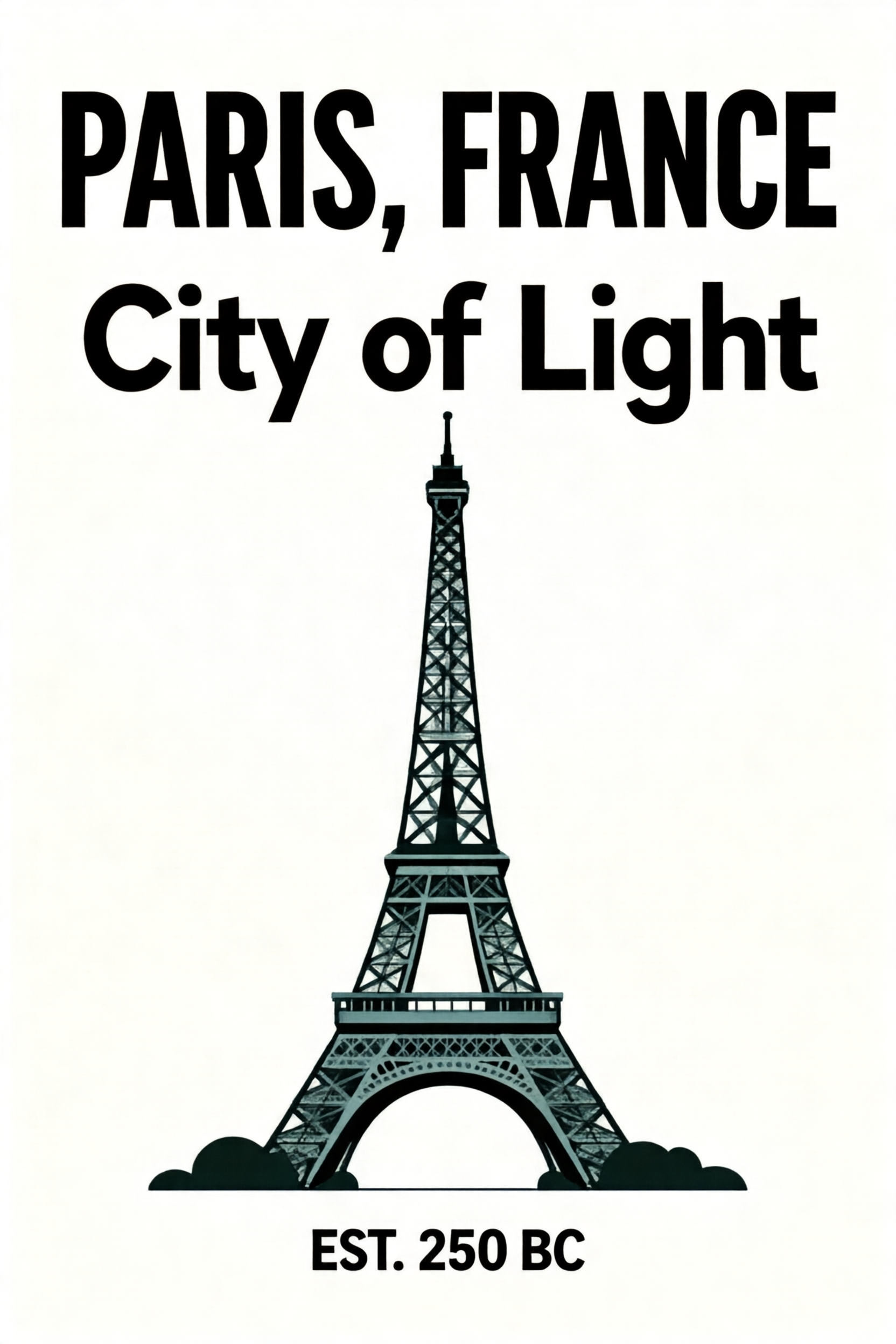 PARIS, FRANCE poster