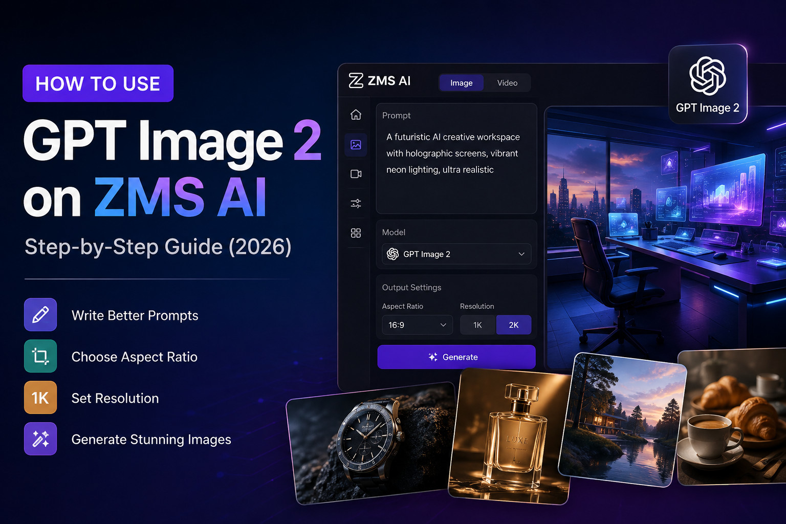 How to Use GPT Image 2 on ZMS AI: Complete 2026 Guide